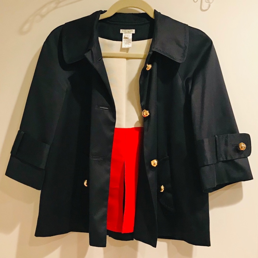 kate spade ♠️❤️ navy lightweight jacket